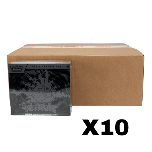Pokemon Tcg Mega Evolution Pitch Black Elite Trainer Box CASE en Ingles