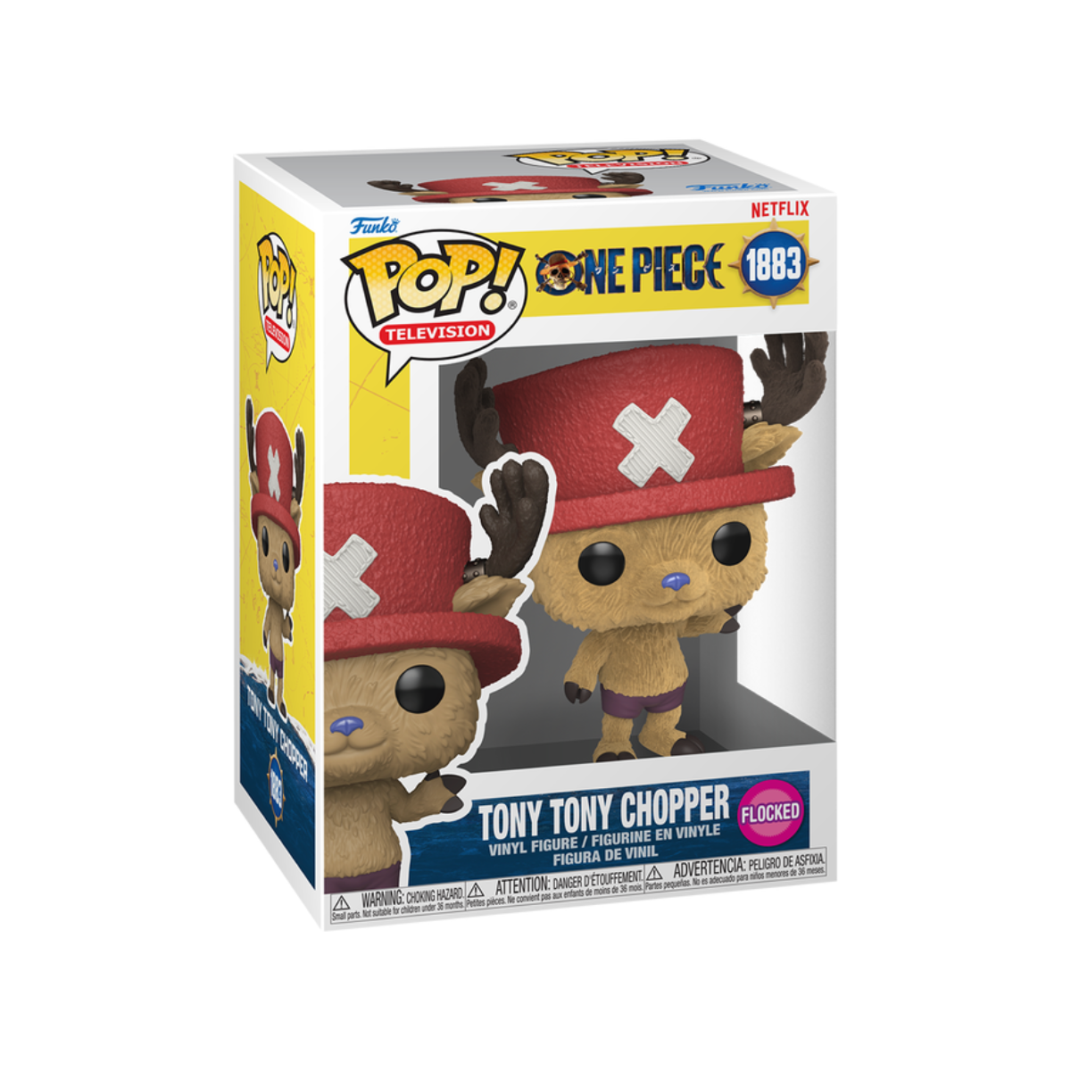 Funko Pop One Piece Live Action - Tony Tony Chopper Flocked #1883