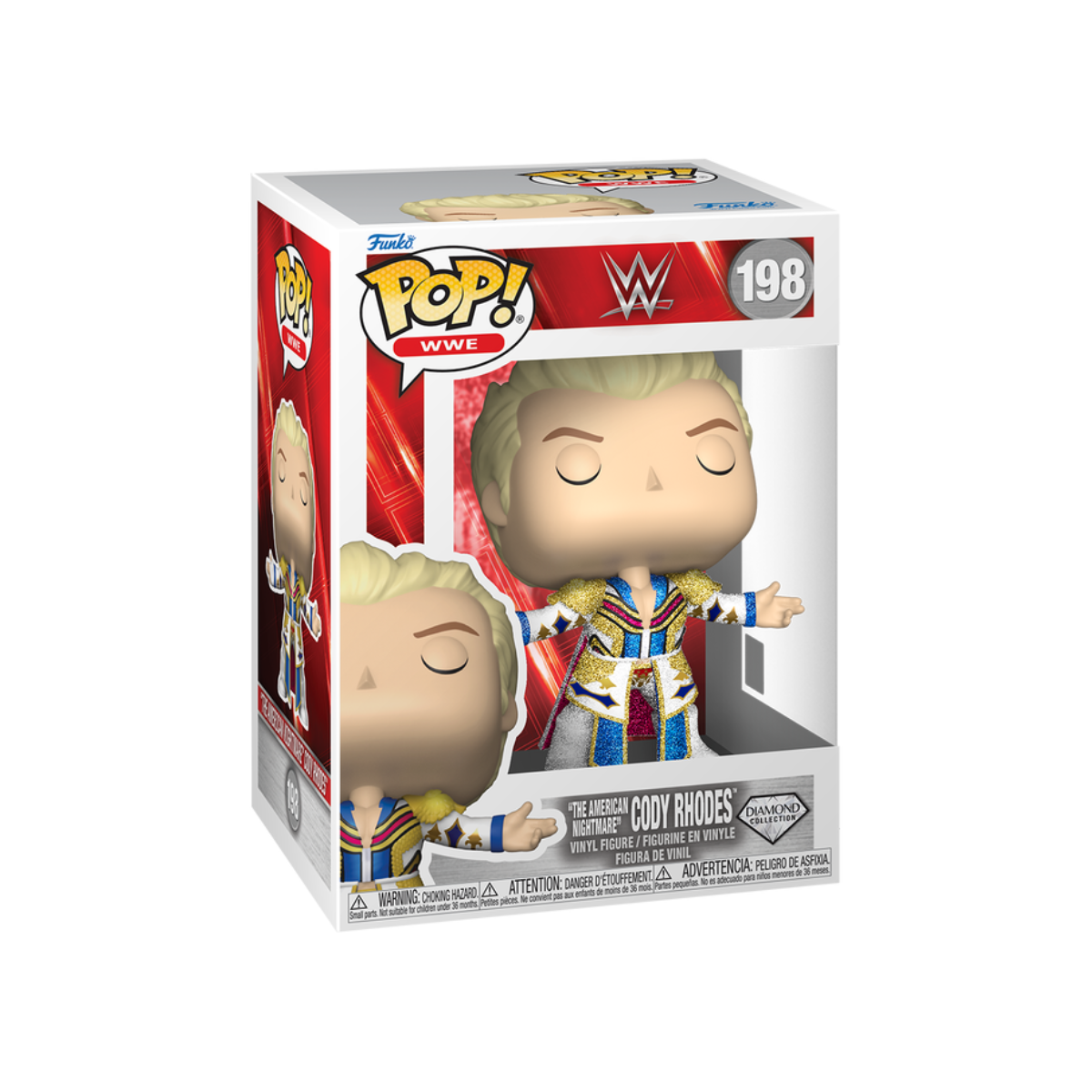 Funko Pop WWE - “The American Nightmare” Cody Rhodes Diamond #198