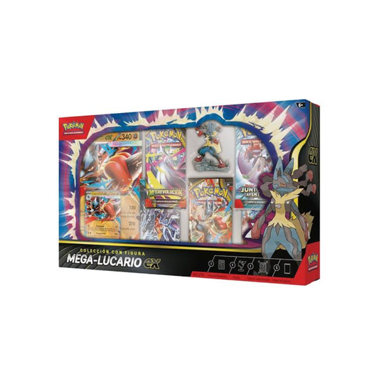 Pokémon Tcg Figure Collection Mega Lucario Ex en Español