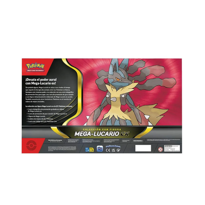 Pokémon Tcg Colección con Figura Mega Lucario Ex en Español