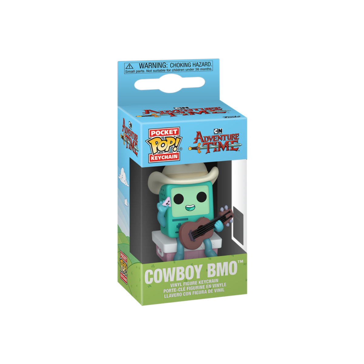 Funko Pop: Keychain Adventure Time - BMO Cowboy Exclusivo