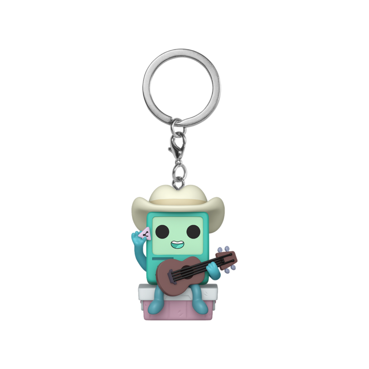 Funko Pop: Keychain Adventure Time - BMO Cowboy Exclusivo