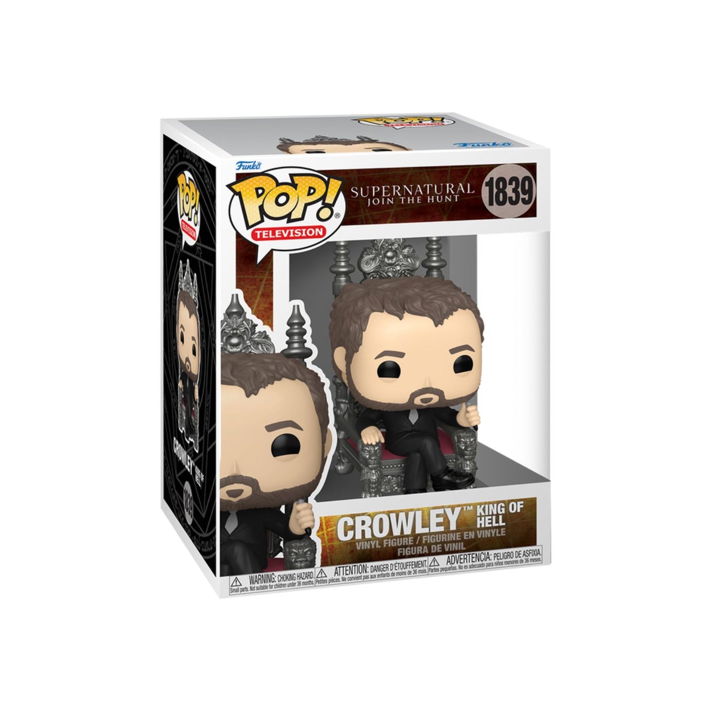 Funko Pop: Supernatural- Premium Crowley King of Hell 6 Pulgadas #1839