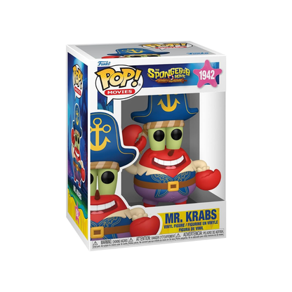 Funko Pop: The Sponge Bob Movie Search Square Pants - Don Cangrejo Pirata #1942