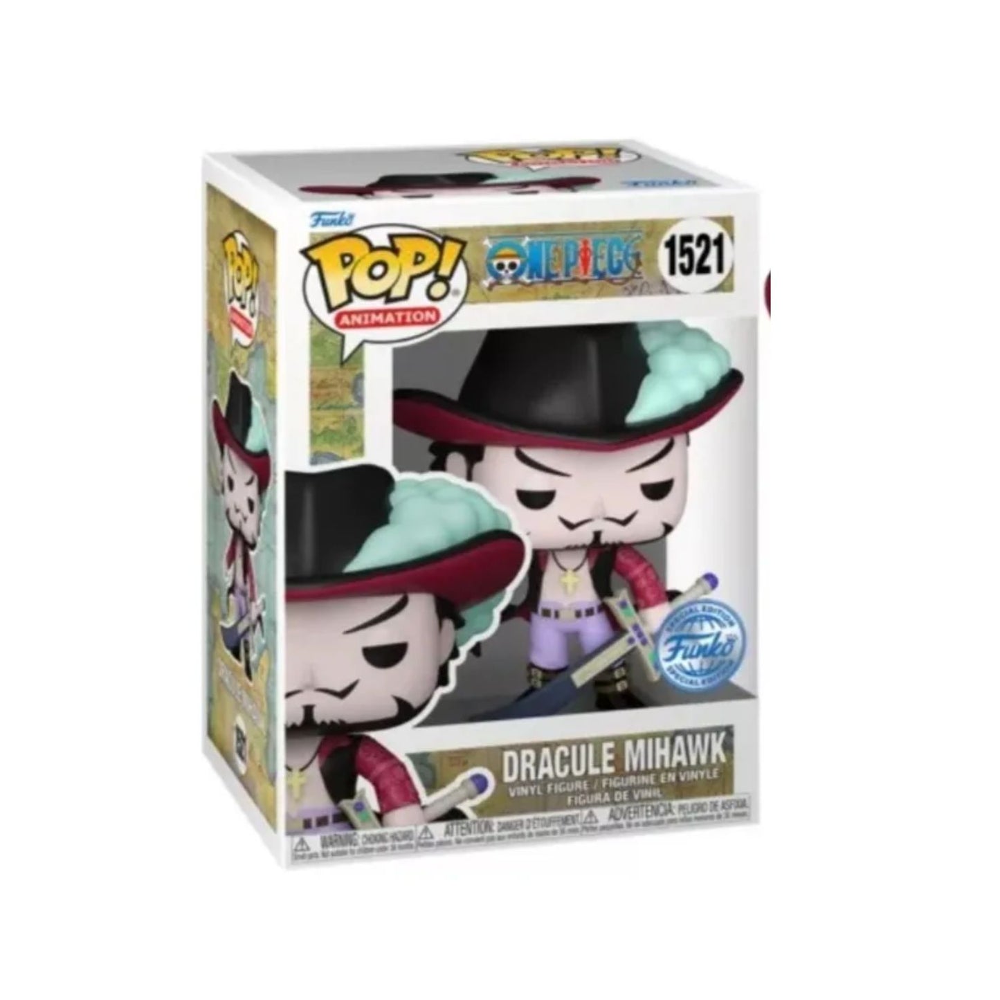 Funko Pop: One Piece - Dracule Mihawk Exclusivo #1521