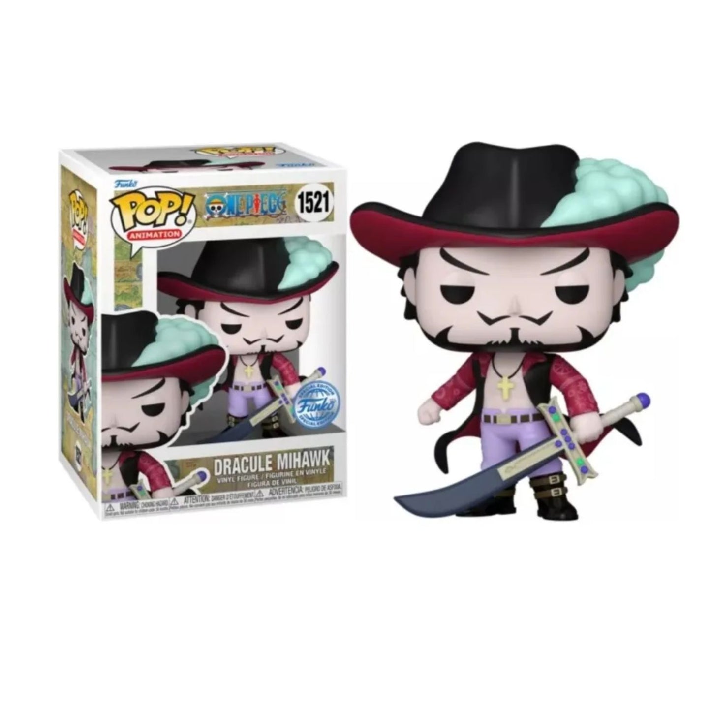 Funko Pop: One Piece - Dracule Mihawk Exclusivo #1521
