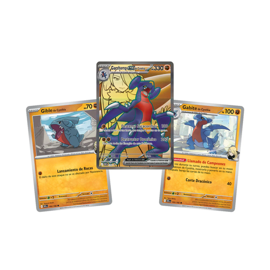 Pokémon Tcg Colección Premium Garchomp Ex De Cintia en Español