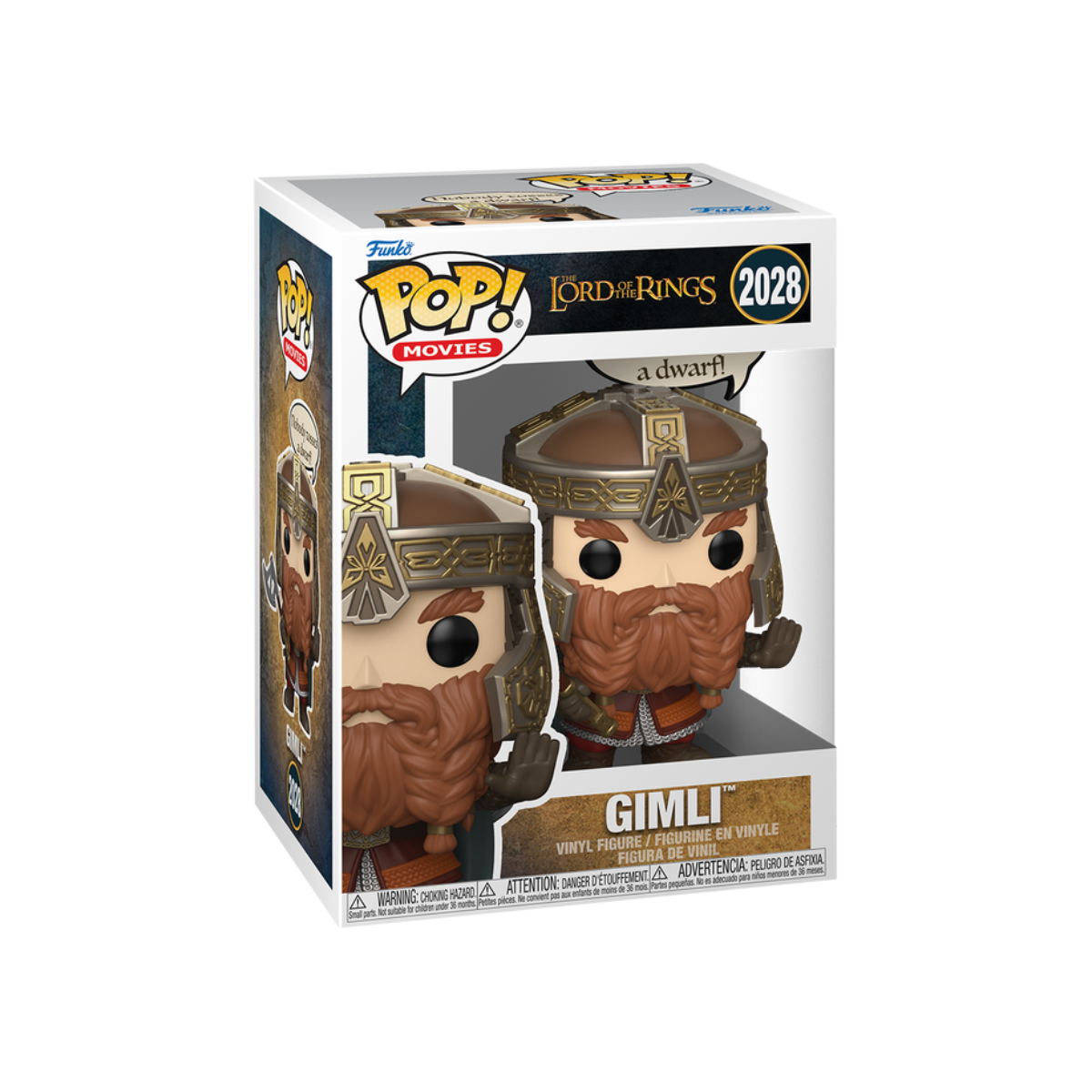 Funko Pop: The Lord of the Rings - Gimli "Nobody Tosses a Dwarf" #2028