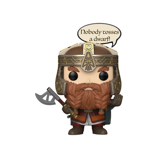 Funko Pop: The Lord of the Rings - Gimli "Nobody Tosses a Dwarf" #2028