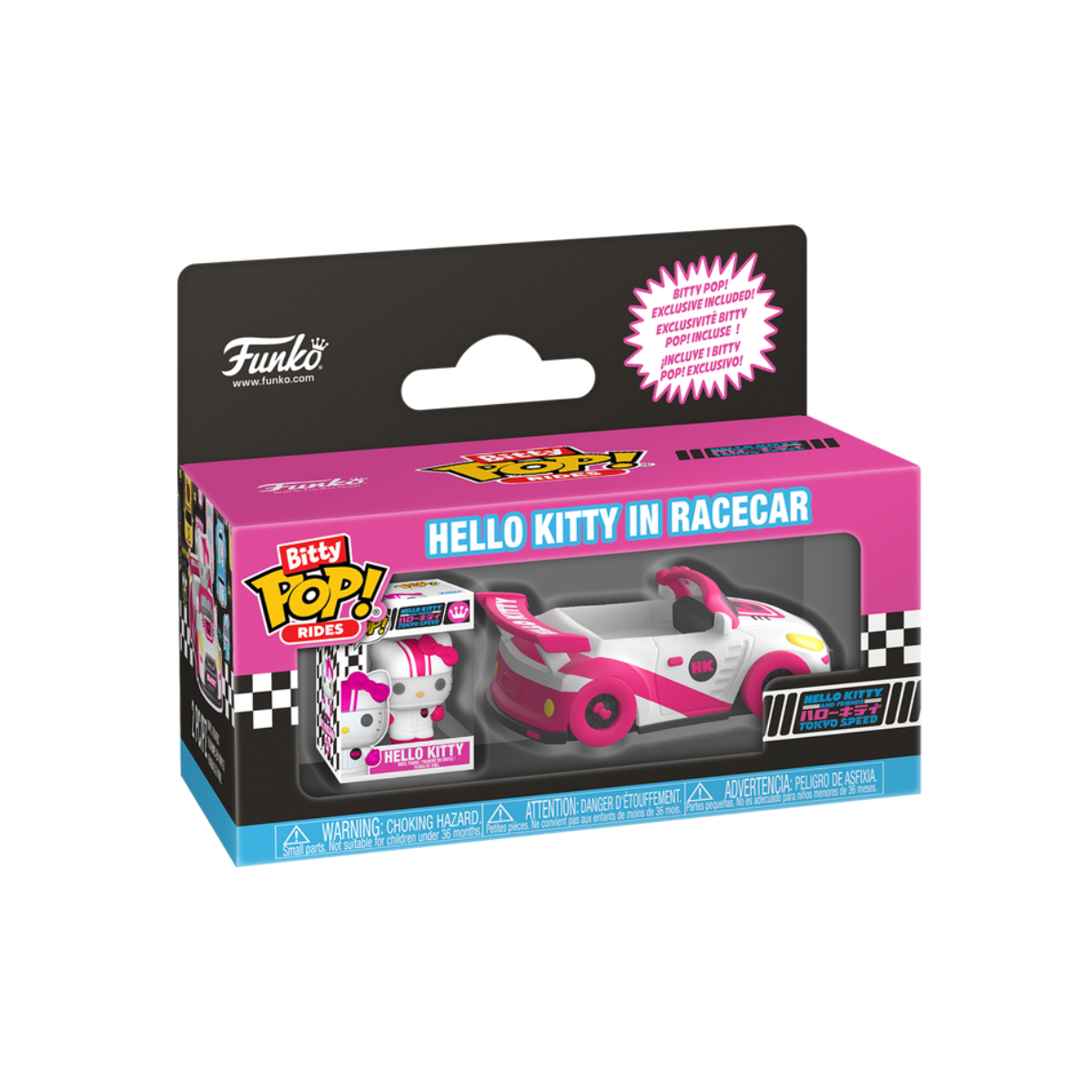 Funko Pop: Bitty Rides: Hello Kitty In Racecar