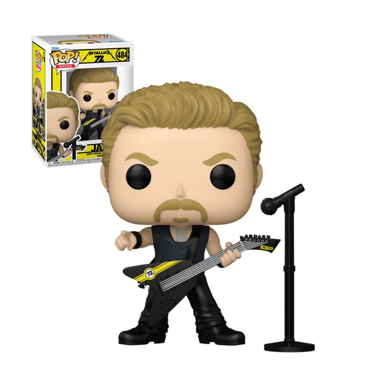 Funko Pop: Metallica 72's - James #484