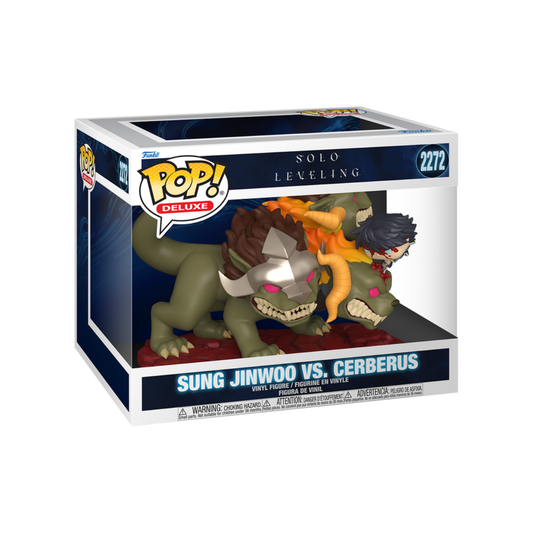 Funko Pop Deluxe Solo Leveling - Sung Jinwoo vs Cerberus #2272