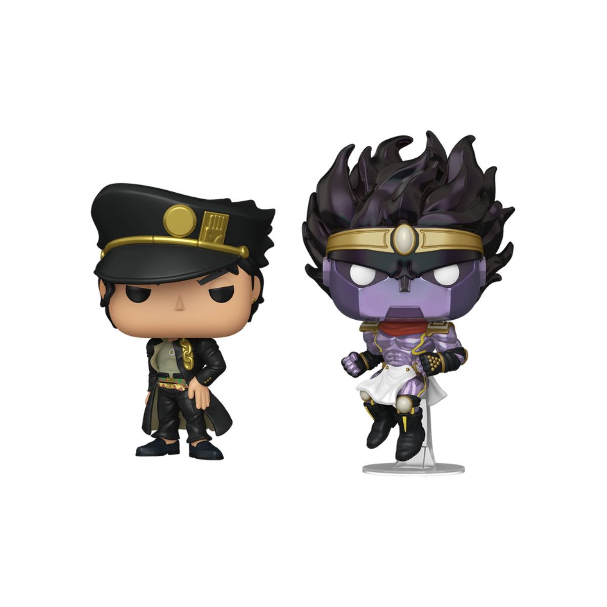Funko Pop: Jojo's Bizarre Adventure - Jotaro Kujo & Star Platinum Exclusivo 2 Pack