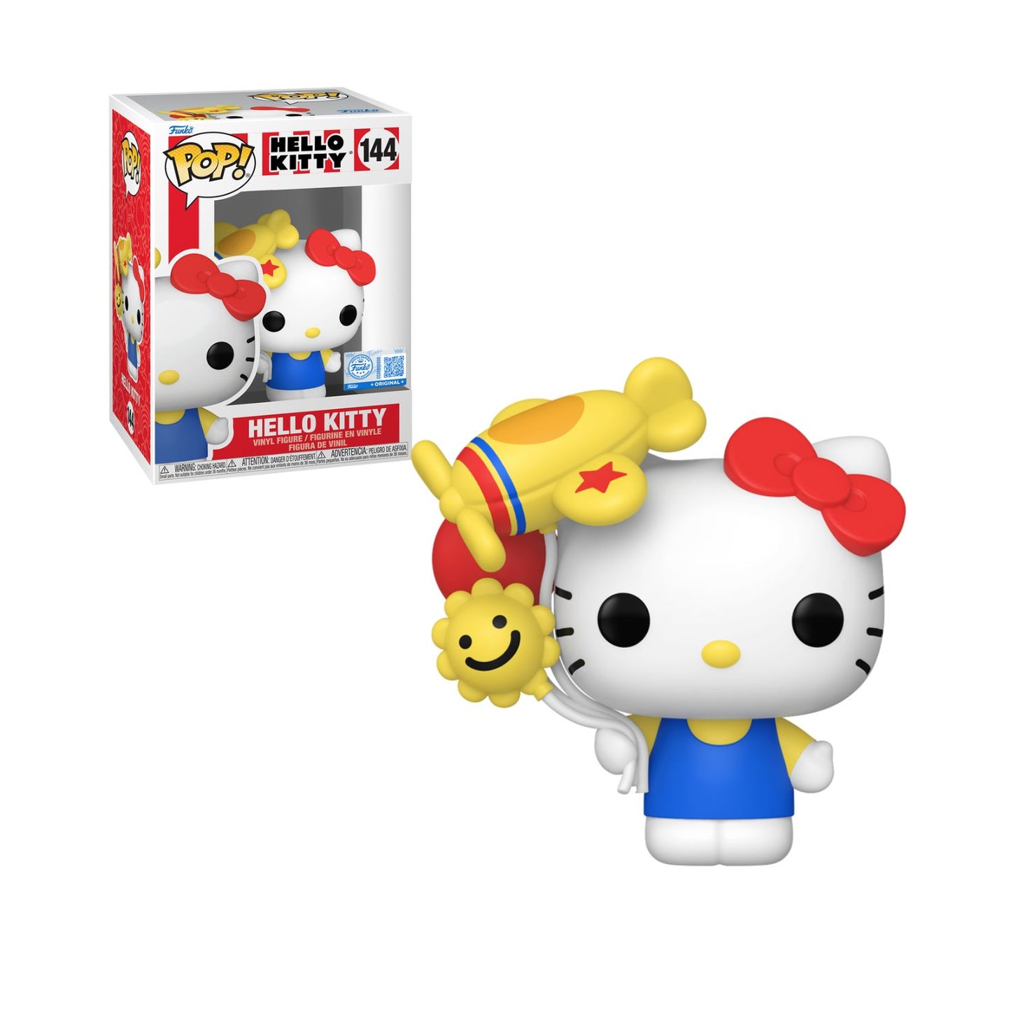 Funko Pop: Hello Kitty - Hello Kitty with Airplane Balloon Exclusivo #144