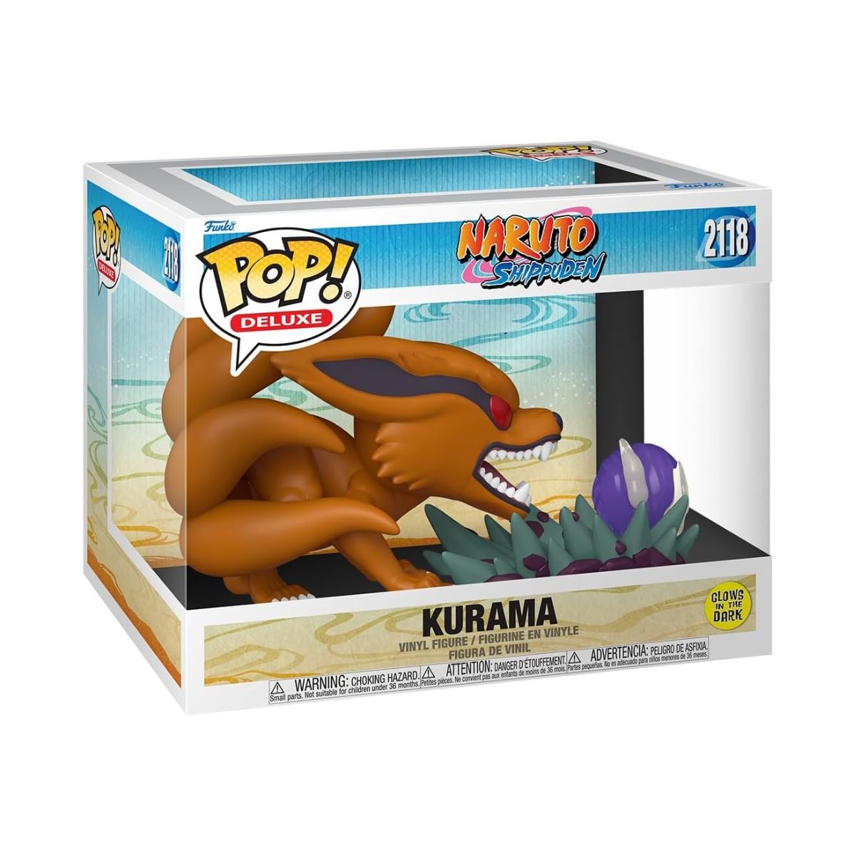 Funko Pop: Deluxe Naruto Shippuden - Kurama Bijuu Dama Glows #2118