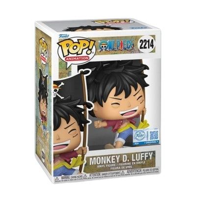 Funko Pop: One Piece - Monkey D Luffy Con Bandera Exclusivo #2214