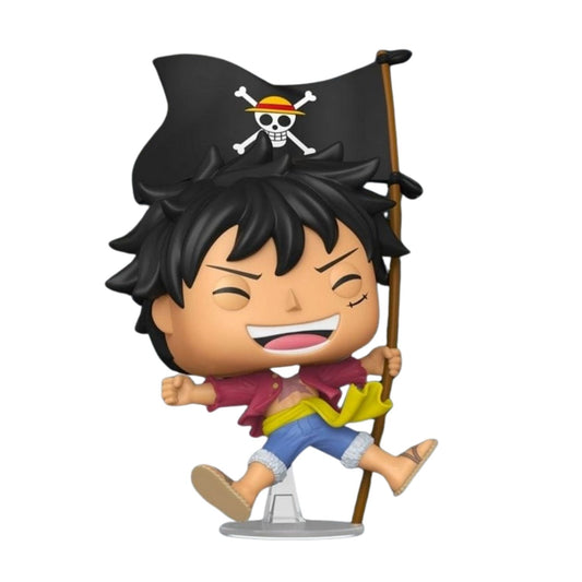 Funko Pop: One Piece - Monkey D Luffy Con Bandera Exclusivo #2214