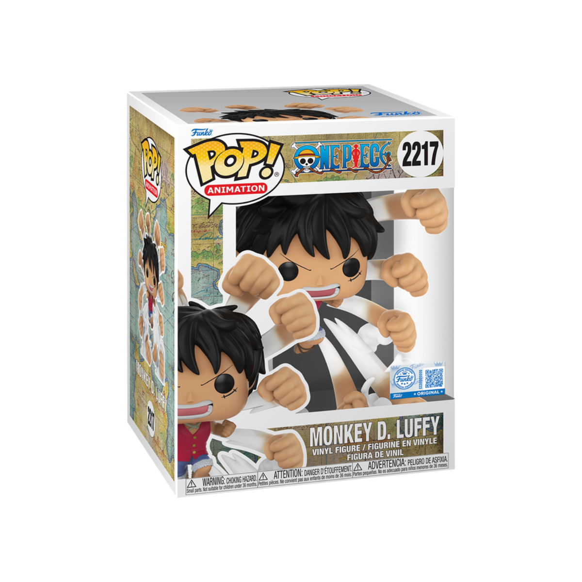 Funko Pop: One Piece - Monkey D. Luffy Gomu Gomu Gatling Exclusivo #2217