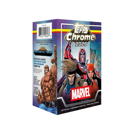 Topps Chrome Marvel Comics 2026 Value Box Inglés