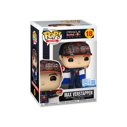 Funko Pop: Racing Red Bull F1 - Max Verstappen With Flag Exclusivo #18