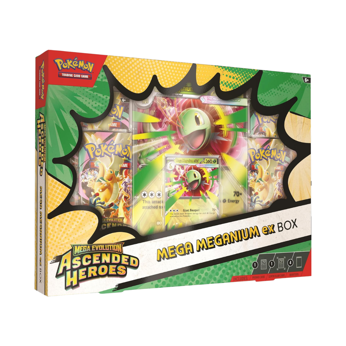Pokémon Tcg Ascended Heroes - Mega Meganium Ex Box Ingles