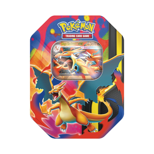 Pokemon Tcg Mega Charizard Y Tin en Inglés