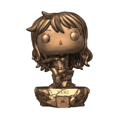 Funko Pop: Plus One Piece - Nami Estatua De Bronce Exclusiva #2015