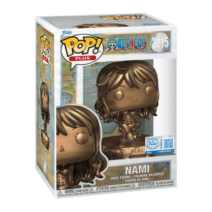 Funko Pop: Plus One Piece - Nami Estatua De Bronce Exclusiva #2015