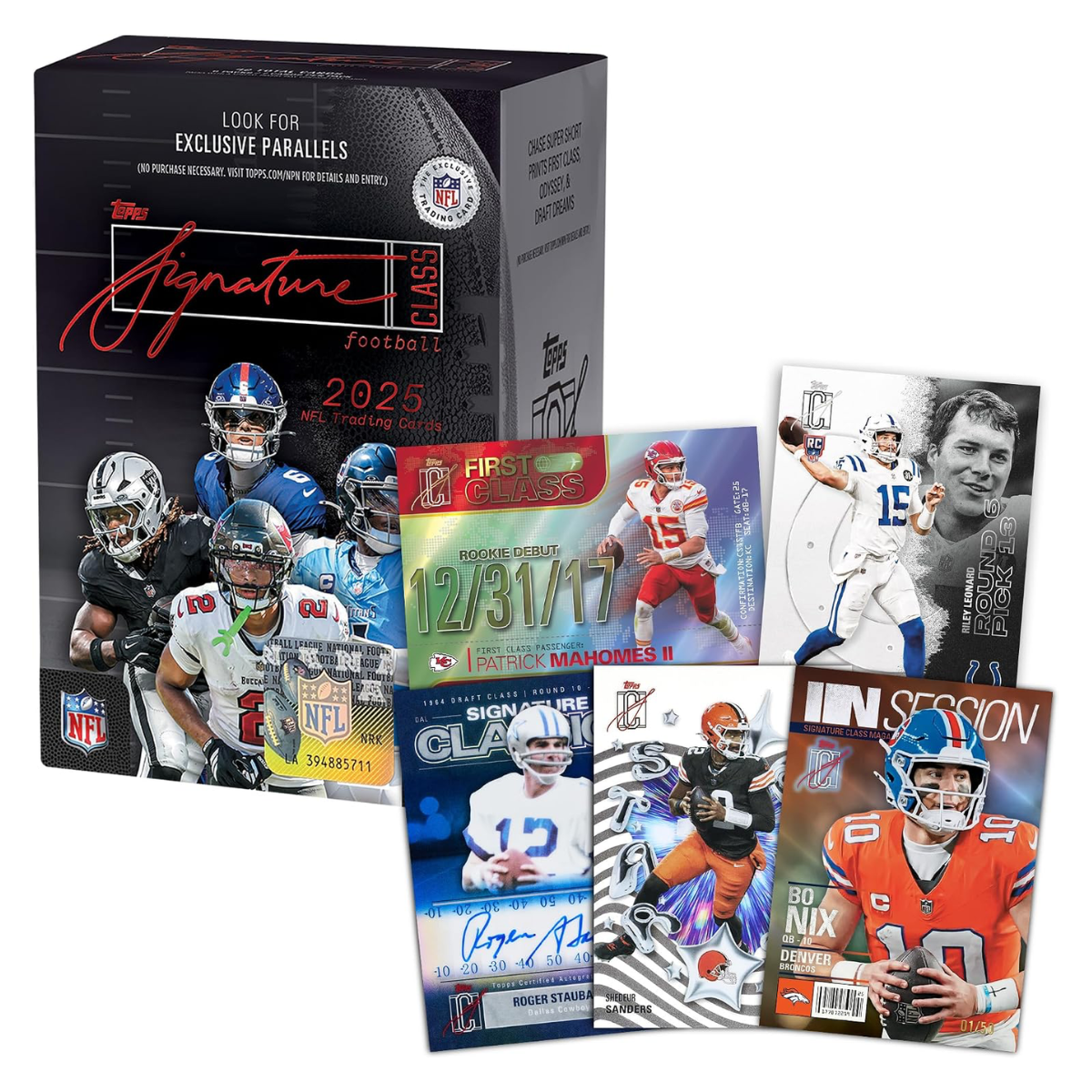 Topps Nfl Signature Class 2025 Football Traiding Cards Value Box
