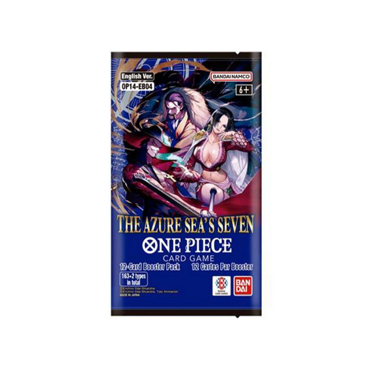 One Piece Tcg: The Azure Sea's Seven Booster Box (op-14) Op 14 Inglés