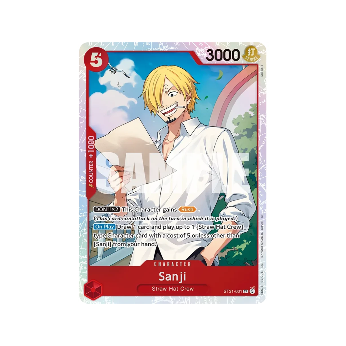 One Piece Tcg Starter Deck ST 31 Red Monkey D Luffy Ingles