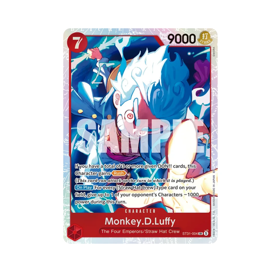 One Piece Tcg Starter Deck ST 31 Red Monkey D Luffy Ingles