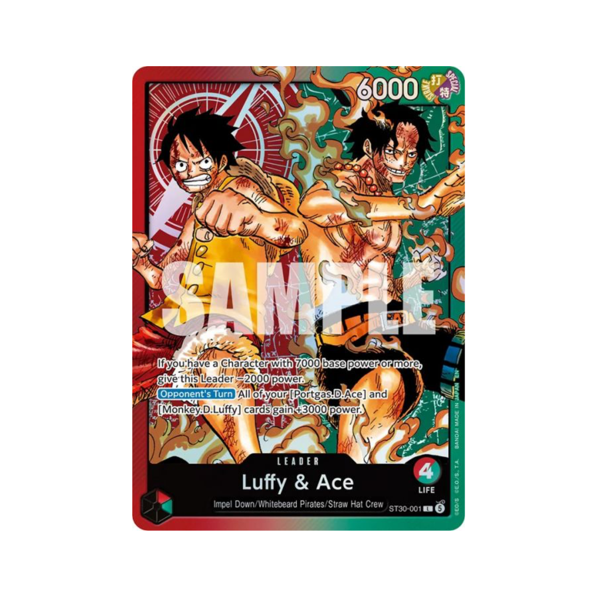 One Piece Tcg Starter Deck Ex ST 30 Luffy & Ace Ingles