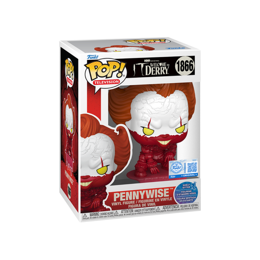 Funko Pop: Shelf Sitter It Welcome To Derry - Pennywise Bloody Exclusivo #1866