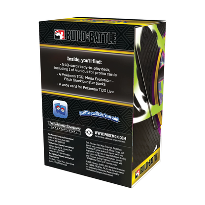 Pokemon Tcg Mega Evolution Pitch Black Build & Battle en Inglés