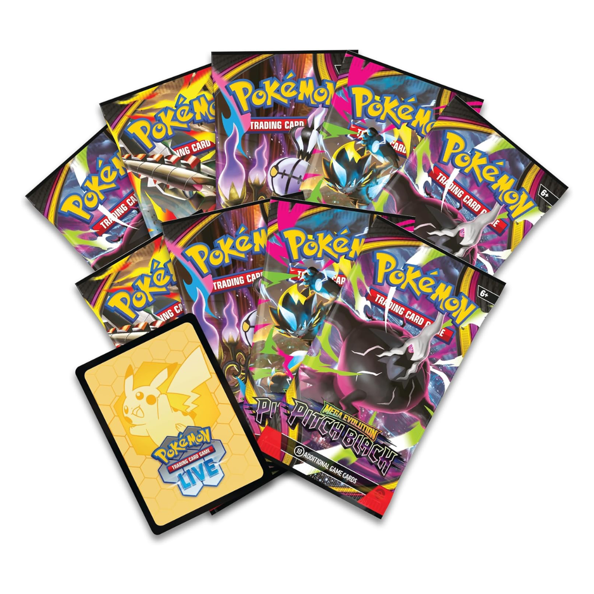 Pokémon Tcg Mega Evolution Pitch Black Elite Trainer Box en Español