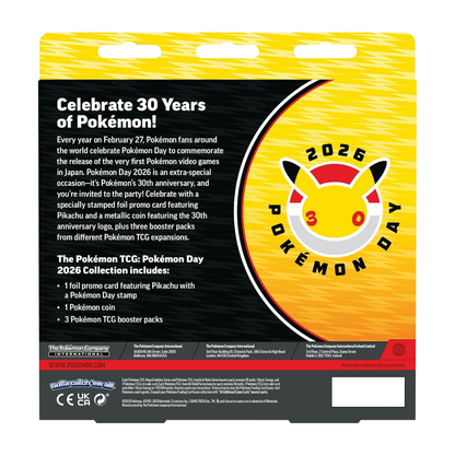Pokemon Tcg: Pokemon Day Collection 2026 En Ingles Day 2026 Inglés