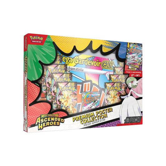 Pokémon TCG: Ascended Heroes Premium Poster Collection Mega Gardevoir Inglés