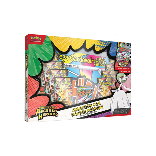 Pokémon TCG: Ascended Heroes Premium Poster Collection Mega Gardevoir En Español