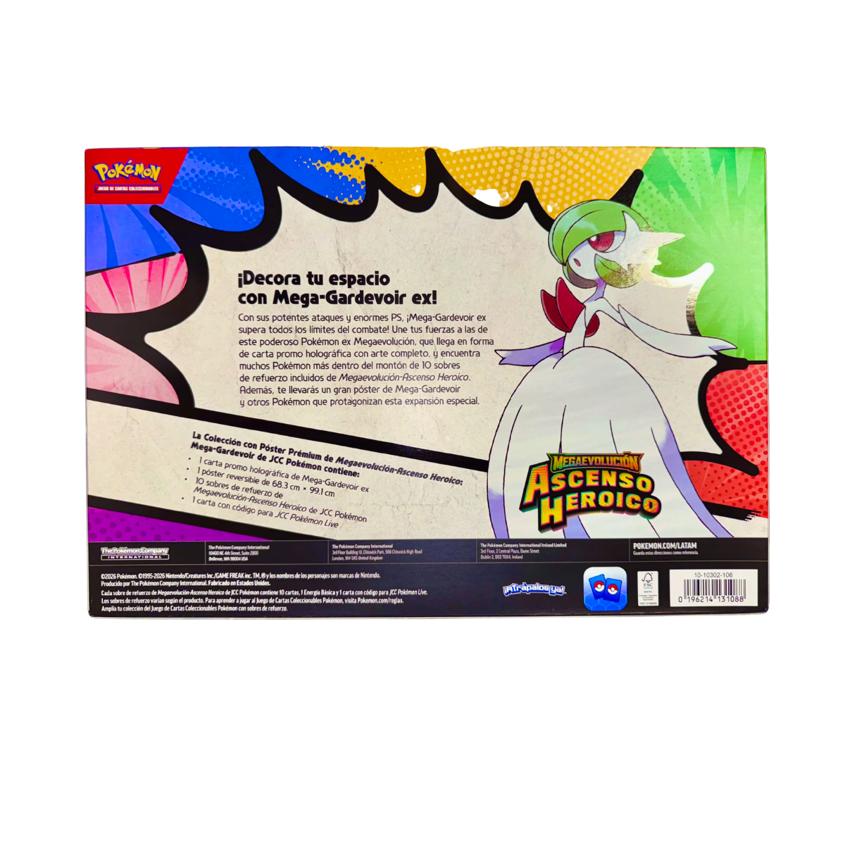 Pokémon TCG: Ascended Heroes Premium Poster Collection Mega Gardevoir En Español