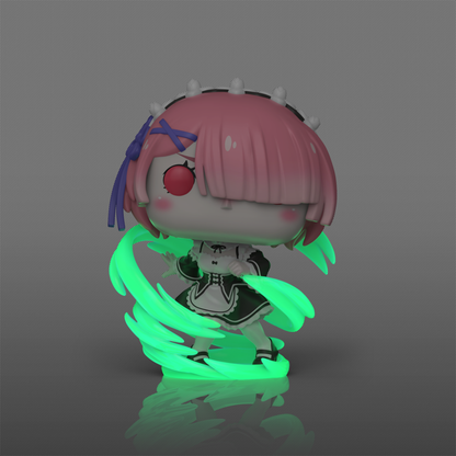 Funko Pop Plus: Re Zero - Ram Glows In The Dark Exclusivo #2116