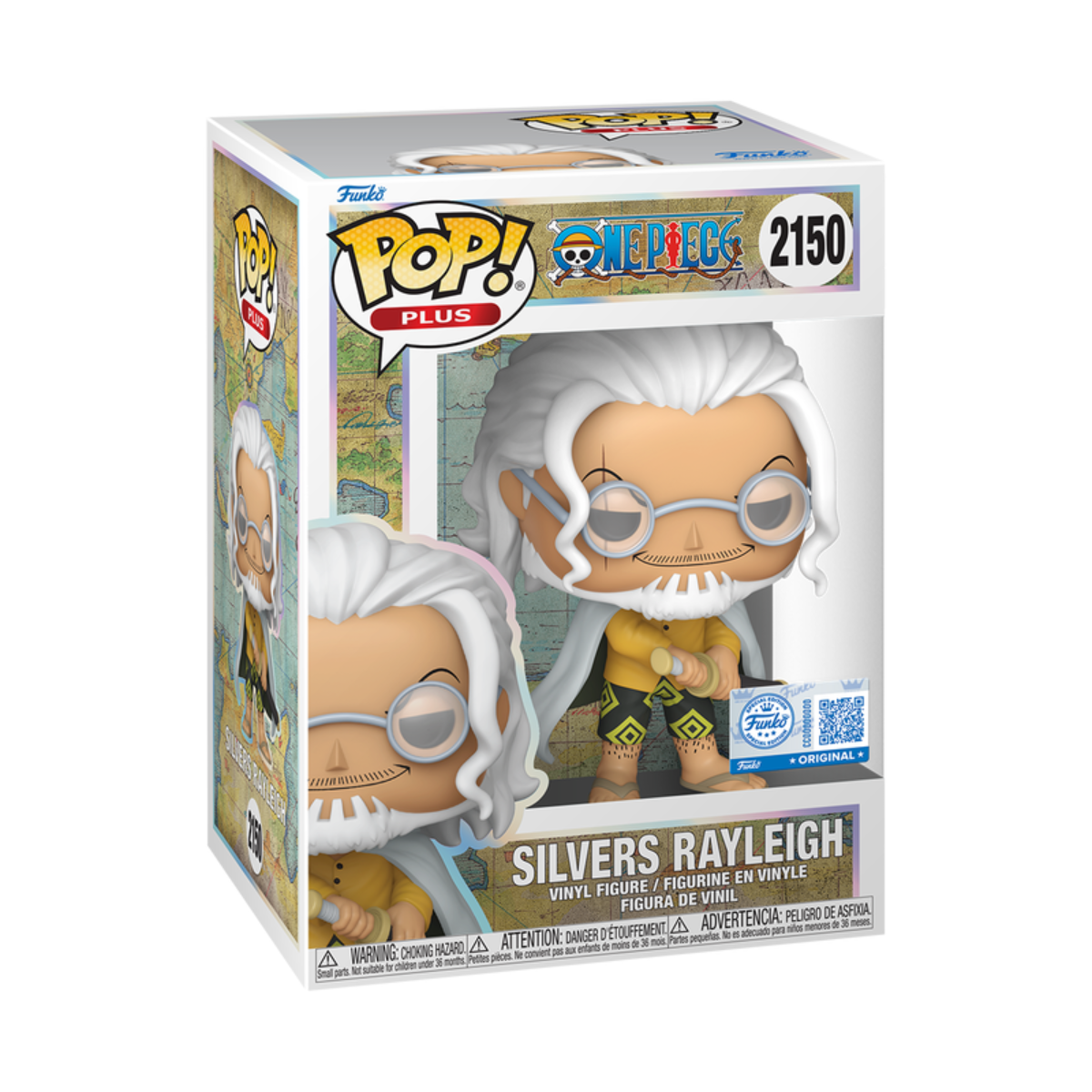 Funko Pop: Plus! One Piece - Silvers Rayleigh Exclusivo #2150