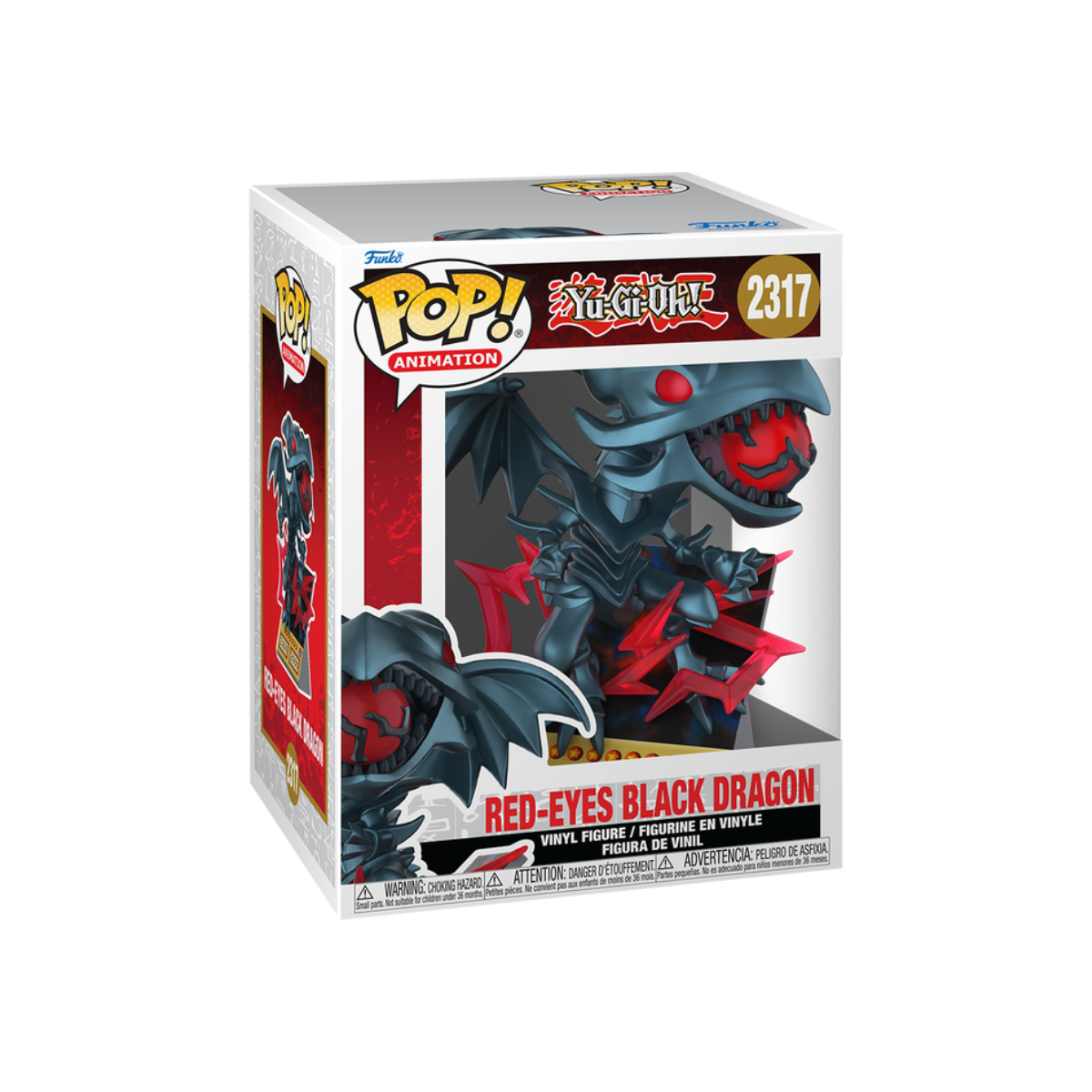 Funko Pop Premium: Yu Gi Oh! - Red Eyes Black Dragon Card #2317
