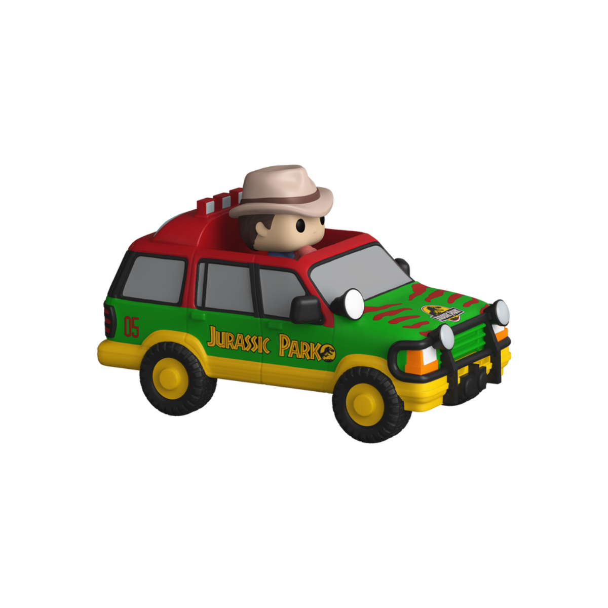 Funko Pop: Bitty Rides: Jurassic Park - Dr Alan Grant And Jurassic Suv