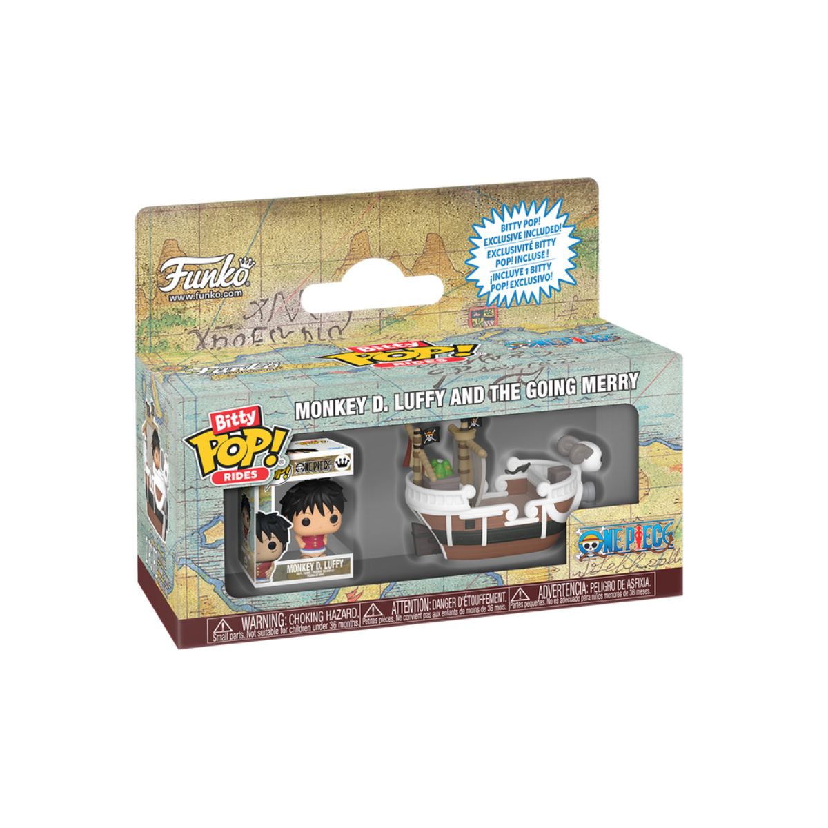 Funko Pop: Bitty Rides: One Piece - Luffy And Going Merry Go