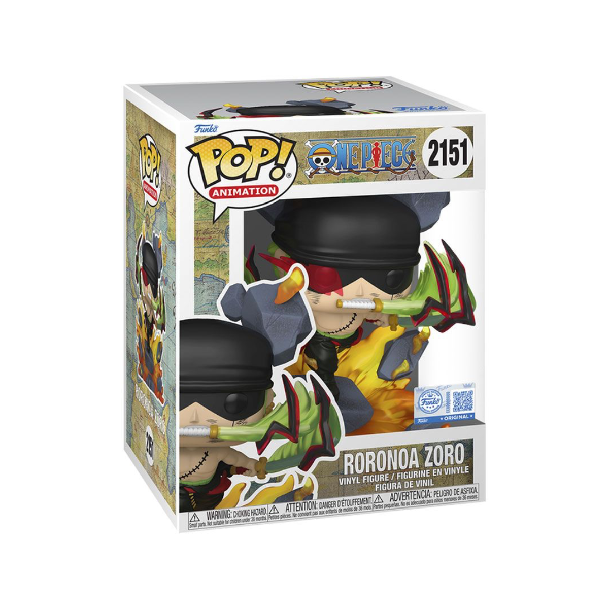 Funko Pop One Piece - Roronoa Zoro King Of Hell #2151