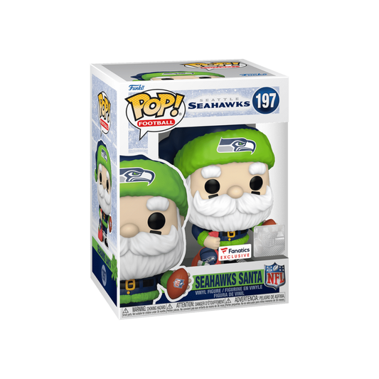 Funko Pop: Nfl Holiday: Seattle Seahawks - Santa Claus #197