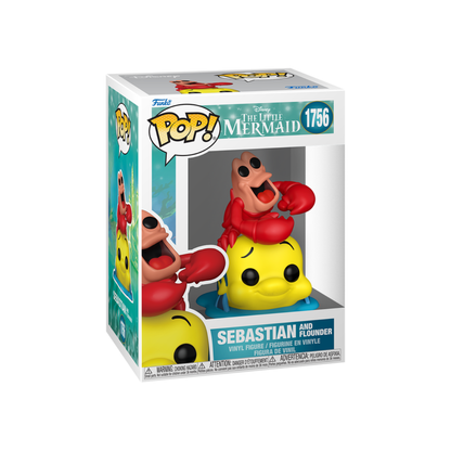 Funko Pop: La Sirenita - Sebastian & Flounder #1756