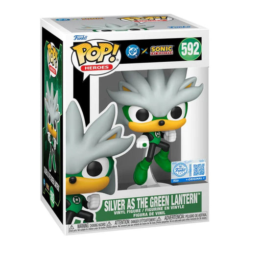 Funko Pop Sonic Liga de la Justicia - Silver As The Green Lantern Exclusivo #592